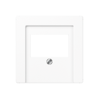 Jung AAS Range Centraalplaat audioworld A569PLTWW Alpinwit