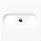 Jung AAS Range Centraalplaat coax A561PLTVWW Alpinwit