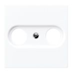 Jung AAS Range Centraalplaat coax A561BFPLTVWW Alpinwit