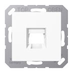 Jung AAS Range Centraalplaat RJ45 A15691WEWW Alpinwit