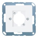 Jung AAS Range Centraalplaat XLR A5681BFWW Alpinwit