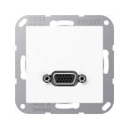 Jung AAS Range VGA contactdoos MAA1102WW Alpinwit