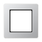 Jung A Flow Afdekraam AF581BFAL Aluminium