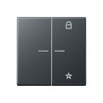 Jung A Range Bedieningstoets FMA1701BFANM Antraciet mat