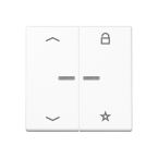 Jung A Range Bedieningstoets FMA1701PWW Alpinwit