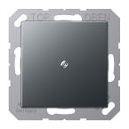 Jung A Range Blindplaat A590BFAANM Antraciet mat