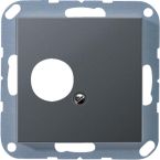 Jung A Range Centraalplaat BNC A5621BFANM Antraciet mat