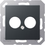 Jung A Range Centraalplaat BNC A5622BFANM Antraciet mat