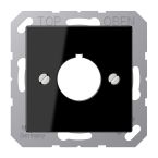 Jung A Range Centraalplaat A564SW Zwart