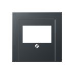 Jung A Range Centraalplaat audioworld A569BFPLTANM Antraciet mat