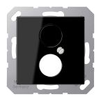 Jung A Range Centraalplaat BNC A562SW Zwart