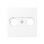 Jung A Range Centraalplaat coax A561BFPLTVWWM Sneeuwwit mat