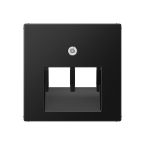 Jung A Range Centraalplaat IAEUAE A5692BFPLUASWM Grafietzwart mat