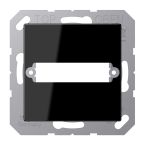 Jung A Range Centraalplaat koppelstopcontact A594125SW Zwart