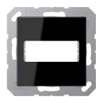 Jung A Range Centraalplaat koppelstopcontact A5941915SW Zwart