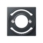 Jung A Range Centraalplaat lichtsignaaleenheid A537BFPLANM Antraciet mat