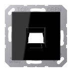 Jung A Range Centraalplaat RJ45 A15691WESW Zwart