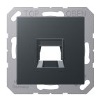 Jung A Range Centraalplaat RJ45 A15691WEANM Antraciet mat