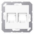 Jung A Range Centraalplaat RJ45 A15692BRWW Sneeuwwit mat