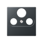 Jung A Range Centraalplaat satelliet A561BFPLSATANM Antraciet mat