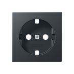 Jung A Range Centraalplaat stopcontact A1520BFPLANM Antraciet mat