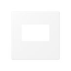 Jung A Range Centraalplaat USB A1569USBWWM Sneeuwwit mat