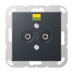 Jung A Range Potentiaalvereffeningsdoos A5652BFANM Antraciet mat