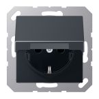 Jung A Range Wandcontactdoos A1520NBFKLANM Antraciet mat