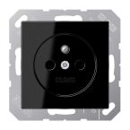 Jung A Range Wandcontactdoos A1520FKISW Zwart