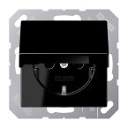 Jung A Range Wandcontactdoos A1520NBFKIKLSW Zwart