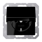 Jung A Range Wandcontactdoos A1520NBFKLSW Zwart