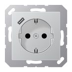 Jung A Range Wandcontactdoos A152018CAL Aluminium