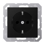 Jung A Range Wandcontactdoos A1520NBFSWM Grafietzwart mat