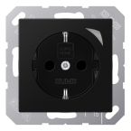 Jung A Range Wandcontactdoos BTA1521SSWM Zwart mat