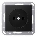 Jung A Range Wandcontactdoos A1510NSWM Zwart mat
