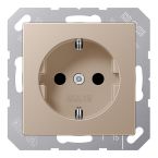 Jung A Range Wandcontactdoos A1520NKICH Champagne