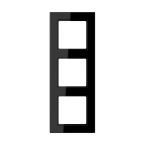 Jung A550 Afdekraam A5583BFSW Zwart