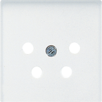 Jung AS Range Centraalplaat PTT A561NTFWW Alpinwit