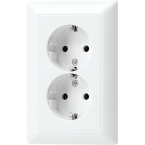 Jung AS Range Wandcontactdoos AS5015WW Alpinwit