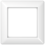 Jung AS500 Afdekraam AS581WW Alpinwit