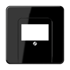 Jung CD Range Centraalplaat audioworld CD569TSW Zwart