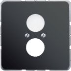 Jung CD Range Centraalplaat BNC CD562SW Zwart