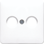 Jung CD Range Centraalplaat coax CD561TVWW Alpinwit