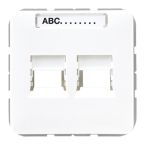 Jung CD Range Centraalplaat RJ45 CD5692ATWW Alpinwit