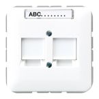 Jung CD Range Centraalplaat RJ45 5692NAT Crème