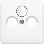 Jung CD Range Centraalplaat satelliet CD561SATWW Alpinwit