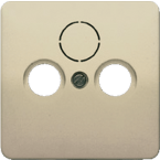 Jung CD Range Centraalplaat satelliet CD561SATGB Goud brons