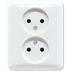 Jung CD Range Wandcontactdoos 5010U Crème