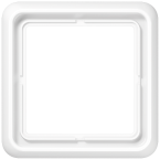 Jung CD500 Afdekraam CD581WW Alpinwit