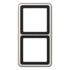 Jung CD500 Afdekraam CD582PT Platina